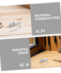 Heavy Duty Stainless Steel Valve Screw Extractor Kit 2 Pcs Ultimate Fixing Tool For Tough Plumbing Jobs And Faucet Repair In Your Home Saves Time, stainless steel, 2 pcs