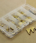 Dope Brass M2 Hex Spacers Standoffs Assortment Kit 120 Pcs Male Female Hardware Set For PC Build And Electronics DIY Includes Screws Nuts And Mounting Spacers For Motherboard PCB And Desktop Computers in plastic organizer