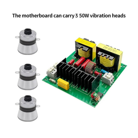40KHz Ultrasonic Transducer Kit For PCB Cleaning, Pro Grade 150W 100W 50W Driver, Upgraded Cleaning Machine motherboard with vibration heads