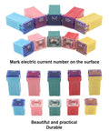 Heavy Duty 30 Piece Box Blade Fuse Kit Featuring Low And Tall Slick Profile Assortment, colorful mini blade fuses from 20 to 60 amps.