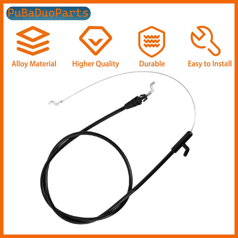 2-Pack Replacement Control Brake Cable For 21 Inch Lawn Mowers Compatible With Troy-Bilt TB110 TB230 TB280ES TB320 Craftsman Yard Machines Cub Cadet Bolens Murray Replaces 946-04661 746-04661A 746-04661