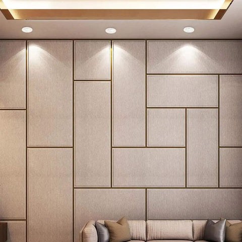 Xinmeiyue 5W/7W/12W/15W LED Recessed Lighting Kit - Selectable 3000K/4000K/6000K for Home & Commercial Use(7w,Neutral Light) illuminating textured wall.