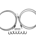 Top Shelf Fuel Line Quick Fix Kit for Chevy Silverado 1500 and GMC Sierra 1500 Trucks Built for 4.8 5.3 6.0L V8 Engines includes flexible hoses and hardware.
