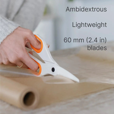 Using Ceramic Safety Scissors With Finger Friendly Edge And Rounded Tips Heavy Duty Office Shears That Last 11x Longer Than Metal 1 Pack