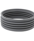 Top Shelf Single Dose Coffee Grinder Bellows Sleeve for Heavy Dust Control in Food Grade Silicone, grey bellow