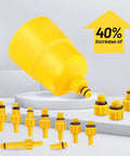 Hydraulic Disc Brake Bleed Kit With 120ml Mineral Brake Fluid Included For Shimano And Tektro with yellow adapters and funnel