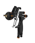 Professional PHS-155 Pneumatic Paint Spray Gun with 1.3mm and 1.8mm tips, ergonomic handle for precision painting work.