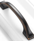 Oil Rubbed Bronze Cabinet Pulls 3 Inch 76mm 10 Pack Brushed Bronze Handles For Kitchen Cabinets Drawers Dresser Bathroom Vanity Cupboard