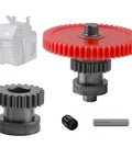 All Metal Dual Gear Upgrade Kit For Direct Drive 3D Printer Extruders With Nano Coated Hardened Steel Helical Gears