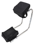 Stainless Steel Folding Garden Kneeler and Seat With Ergonomic Ankle Support, Multipurpose Gardening Tool For Weeding, Planting And Reaching