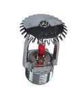 Premium DN15 Standard Fire Sprinkler Head For Commercial And Residential Firefighting Equipment featuring a chrome finish and red trigger.
