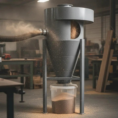 Heavy Duty Industrial Dust Collector That Sucks Up Shop Dust Like A Boss And Ensures Smooth Sailing Workshop Cleanup With Zero Hassle Heavy Gauge Metal Housing And Pro Grade Performance in workshop.