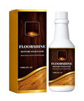 Hassle Free Wood Floor Restorer And Hardwood Scratch Repair Slicks Up Dull Surfaces Without Sanding 150ml bottle and packaging.