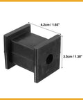 Solid Universal 10mm ID Muffler Hanger Bushing Rubber Mount Bracket Fits Tail Pipe Support Kit With 2 Heavy Duty Isolation Parts For Your Ride black rubber hanger bushing, 4.2cm x 3.5cm