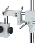 3.5X To 90X Simul Focal Stereo Zoom Microscope On Boom Stand With LED Ring Light USB Hookup Metal Build CE Certified Ships From Moscow MU1003 Camera Option, metal boom clamp