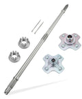 Slap On These Heavy Duty Rear Axle Shaft And Wheel Hub Pair Kit For Honda Rubicon 500 Foreman 500 Rig 42311 Hr0 F00 42610 Hp0 A00 Trx500fa 2005 To 2014, includes axle shaft and dual wheel hubs.