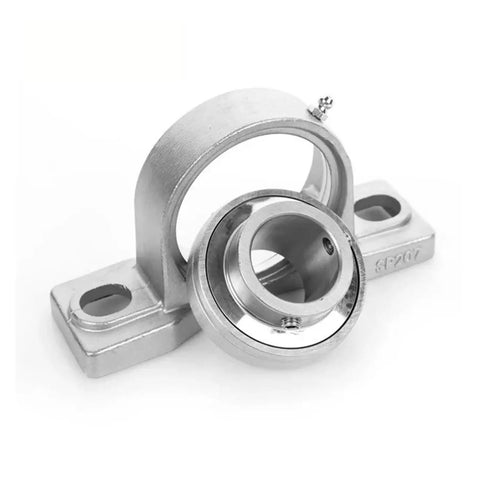 Top Shelf Stainless Steel Outer Spherical Bearing With Rock Solid Belt Base Mount SUCP207 for smooth gliding action on tight job sites.