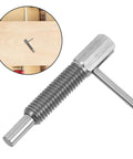 No Nonsense Stainless Steel Spring Indexing Plunger Pin M8x1.25 Rugged L Handle for easy install on wood surfaces.