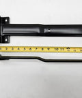 Black Aluminum 16 Inch Strap Hinges Pair For Trailer And RV Doors Offset Bent Design Rust Resistant 270 Degree Swing