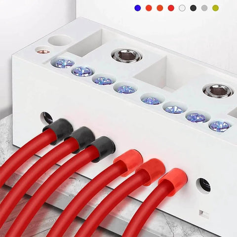Insulated Wire Ferrule Kit 240 PCS End Terminals For Car Audio Electronics And Communications AWG 10 12 8 4 installed view