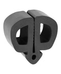 Direct Fit Radiator Support and Hood to Fender Rubber Bumpers Kit for 1969 1970 Mustang Six Piece Set close-up on rubber component