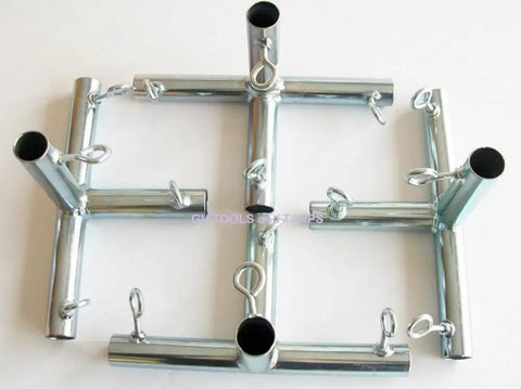 30 Foot Baseball Softball Straight Leg Batting Pitching Cage Frame Fittings Kit With 1 5 Eighth Inch Fittings Only No Pipe Included
