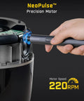 Person using a Slick Grip Cordless Electric Screwdriver Set With Heavy Duty Motor And Three Torque Modes For Fast Electronics Repair No Hassle on precision motor.