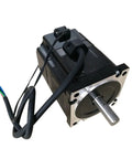 Brushless Servo Motor With Integrated Gear Reducer, NEMA 24 Size, 24V/48V Compatible, 3000 RPM, 200W/400W Power, Low Speed High Torque Drive For CNC, Robotics, Automation And Precision Motion Projects, black housing