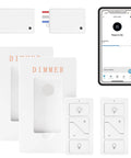 Smooth Wireless Dimmer Light Switch And Smart Receiver That Hooks Up Easy With Alexa For Quick Voice Control and Remote Tweaks While Handling Any Ceiling Fan Lamp Setup Without Breaking A Sweat.