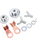 Rugged Magnetic Grounding Clamp Built With Strong Brass And Stainless Steel For Welding Jobs, includes metal connectors and fasteners.