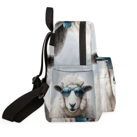 Mini Backpack Purse For Women, Cute Sheep Daypack ✓