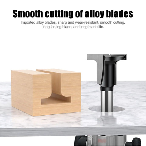 Solid 1/4 Inch Shank Wood Router Drill Bit For Curved Arcs Bending And Detail Work perfect for smooth cutting on wood surfaces.