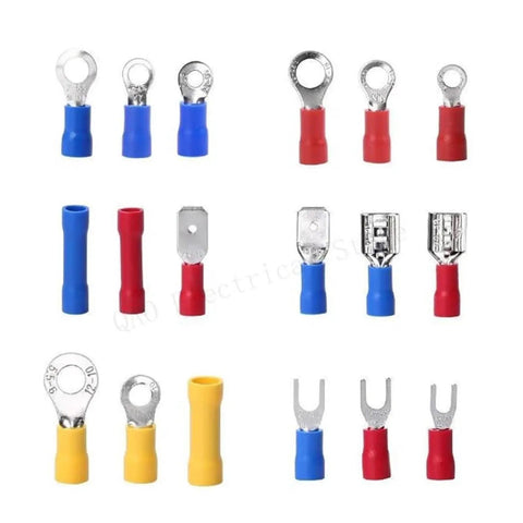 Get These Awesome 1200pcs Electrical Connectors With Insulated Crimp Terminals Perfect For Any Mixed Assorted Lug Kit Featuring Ring Fork Spade And Butt Connector Sets To Fix Your Wiring In A Flash., assorted insulated crimp terminals set