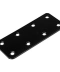 20 Pack Black Mending Plates 4 Inch Long By 1-1/2 Inch Wide Straight Wood Connector Carbon Steel Predrilled With Eight Countersunk 5mm Holes