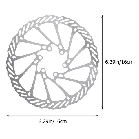 Genuine Hydraulic And Mechanical Disc Brake Kit For Mountain And Road Bikes With Front And Rear Setup Featuring Beast Mode Stopping Power And Thick Multi Foot Pads 6.29in rotor design
