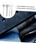 8-Piece Leather Craft Tool Kit with sharp rhombus-tooth punches and high-strength steel hole punches for DIY leatherworking.