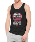 Straight Up Cotton Muscle Tank Top For Guys, Lightweight Sleeveless Gym Undershirt With Built In Sun Shielding, Breathable Summer Workout Tee For Weekend Warrior in black with motivational text.