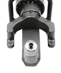 Close-up view of Heavy Duty Electric Hydraulic Rebar Bender 1150W showing precision bending head for steel bars.