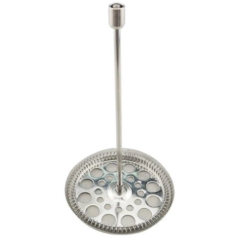 Premium Stainless Steel French Press Plunger Filter Replacement For 34oz Coffee Maker, durable metal mesh with smooth sipping action.