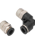 Check Out This Badass Pneumatic Fittings Kit With Push Lock Air Hose Connectors That Crush High Pressure Up To 145Psi For All Your PU PA PE PVC Pipes In Dope Industrial Setups Today. 90° elbow and straight push-lock pneumatic fittings for PU PA PE PVC tubing