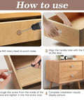 How to use 16 Piece Vintage Silver Flower Embossed Drawer Knobs For Kitchens And Dressers with installation steps and instructions.