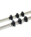 TR8x2 POM Lead Screw Nut Set Black Plastic 8mm Diameter, 2mm Pitch, 2mm Lead For 3D Printer And CNC Machine Parts, 6 Pack