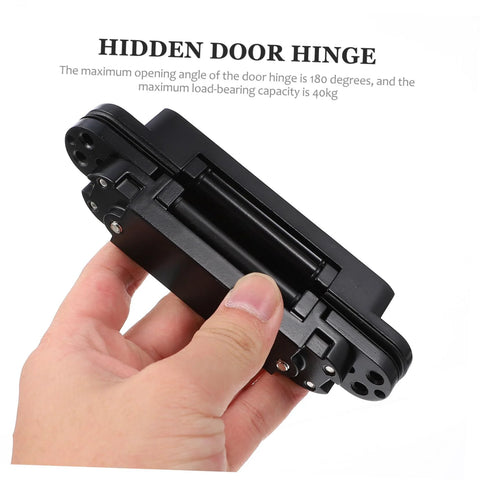 Invisible Door Hinge 180 Degree Swing for Concealed Doors and Cabinets with Three Dimensional Adjustable Alignment