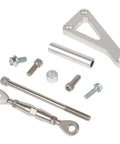 Adjustable Billet Alternator Bracket Kit For Chevy Small Block V8 With Long Water Pump Polished Aluminum Fits 305 327 350 383 5.0L 5.7L Engines For V Belt Hot Rod And Truck Builds