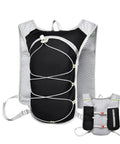 Hydration Backpack for Hiking and Trekking, outdoor waterproof gear, showing adjustable straps and mesh design for comfort.