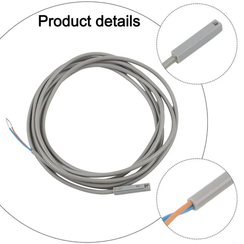 Rock Solid Air Pneumatic Cylinder Reed Switch Sensor With Bright Red Led Indicator And Hella Responsive Magnetic Trigger For Cs1s And M9n Units Running 5 To 240 Volt Ac Dc Power