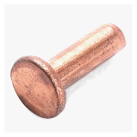 Red Brass Kickass Rivets In 50 To 200 Pack Flat Head Copper Fasteners For Pro Hardware Repairs And Weekend Shop Builds Top Tier M1.5 M2 Options 1.5 Mm Diameter 3 Mm To 12 Mm Length