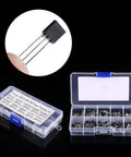 Bulk General Purpose Transistors Kit 200 Pieces Ten Value Silicon Transistors Assortment including BC337 BC327