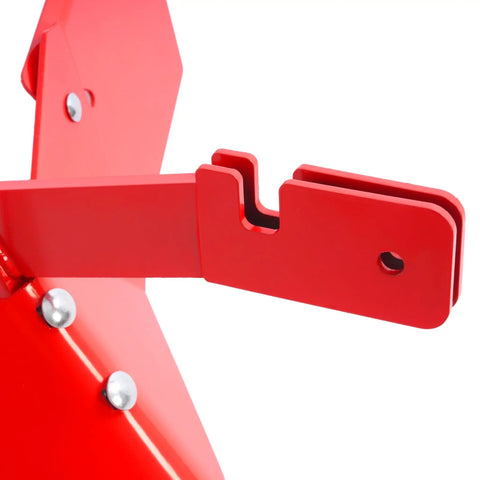 Close-up of adjustable wing connection on Hiller Furrower Kit For Rear Tine Tiller With Adjustable Wing Fit For Land Reclamation