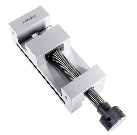 4 Inch Precision Toolmakers Vise For Machinists With Hardened And Ground Steel, 58 62 HRC, Delivers Squareness And Parallelism